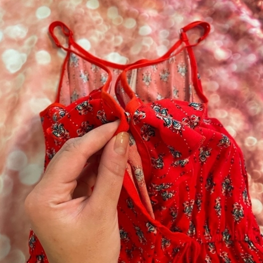 🧿NWOT RED JUMPSUIT - Picture 4 of 16